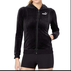 Puma Essentials Velour Hooded Jacket